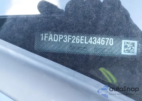 2014 Ford Focus Se from USA, damaged, VIN 1FADP3F26EL434670